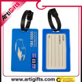 Good quality soft plastic rubber customise luggage tag